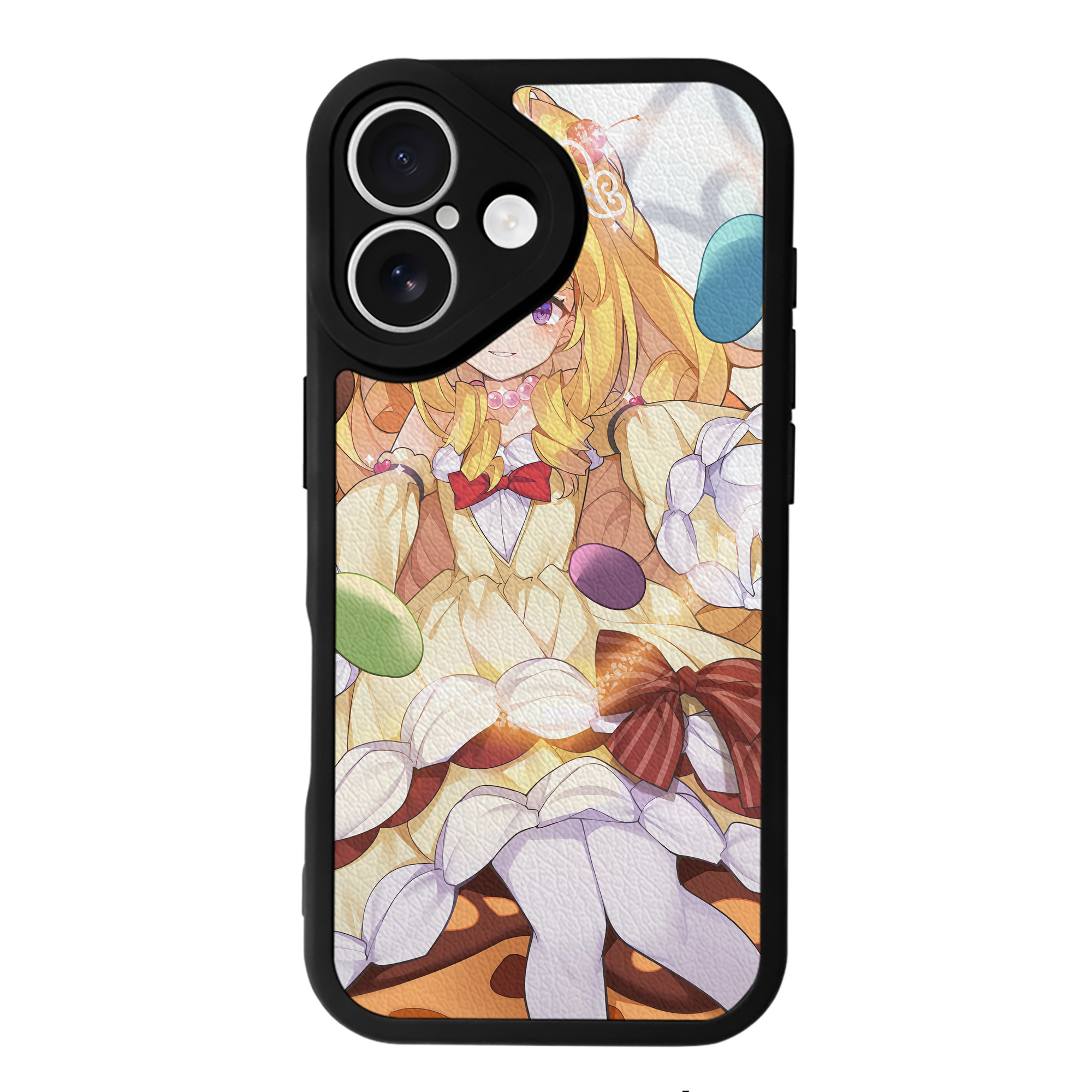 （画像用） 遊☆戯☆王 Yu-Gi-Oh! 【iPhone 16シリーズ対応】シリコンスマホケース（レザー調） 材質：シリコン